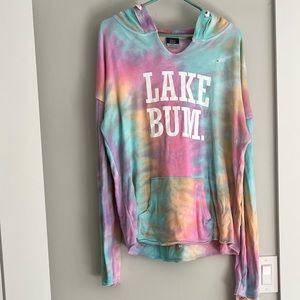 NWT MV Sport LAKE BUM Tye Dye Hoodie - XXL